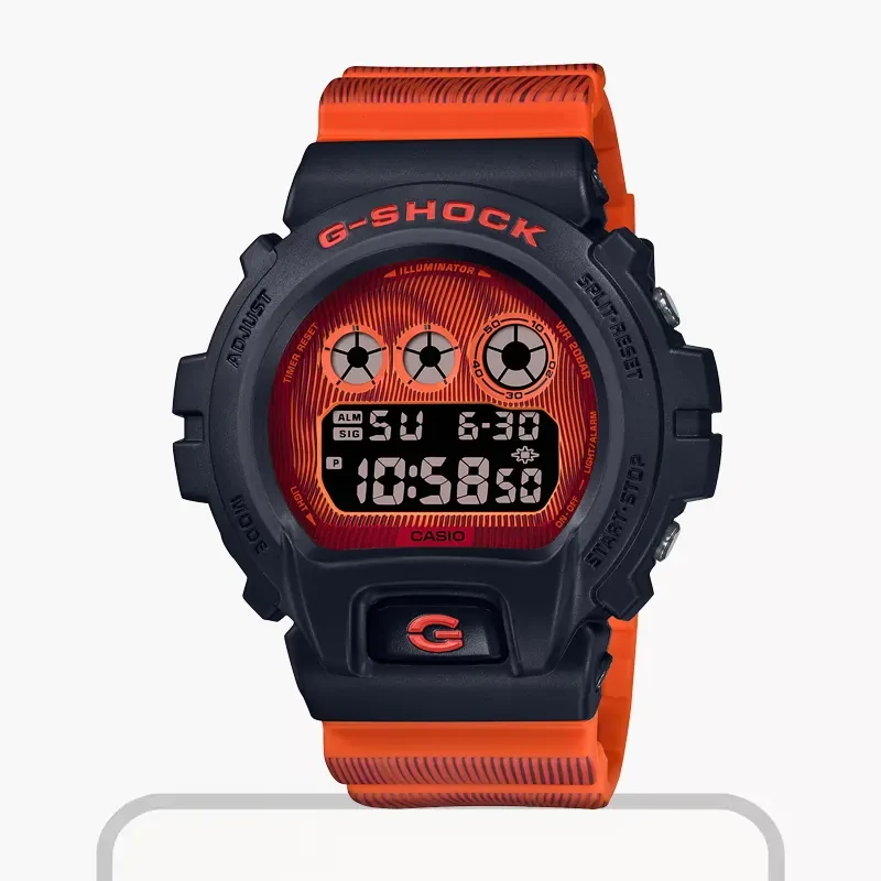 Casio G-Shock 'Time Distortion' Digital Men’s Watch- DW-6900TD-4